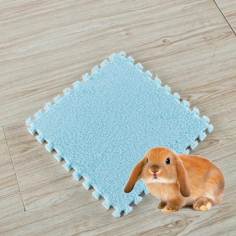 4/10Pcs Rabbit Guinea Pig Cage Liner Small Pet Items Waterproof Anti Slip Bedding Mat Highly Absorbent Pee Pad For Pet SleepMat