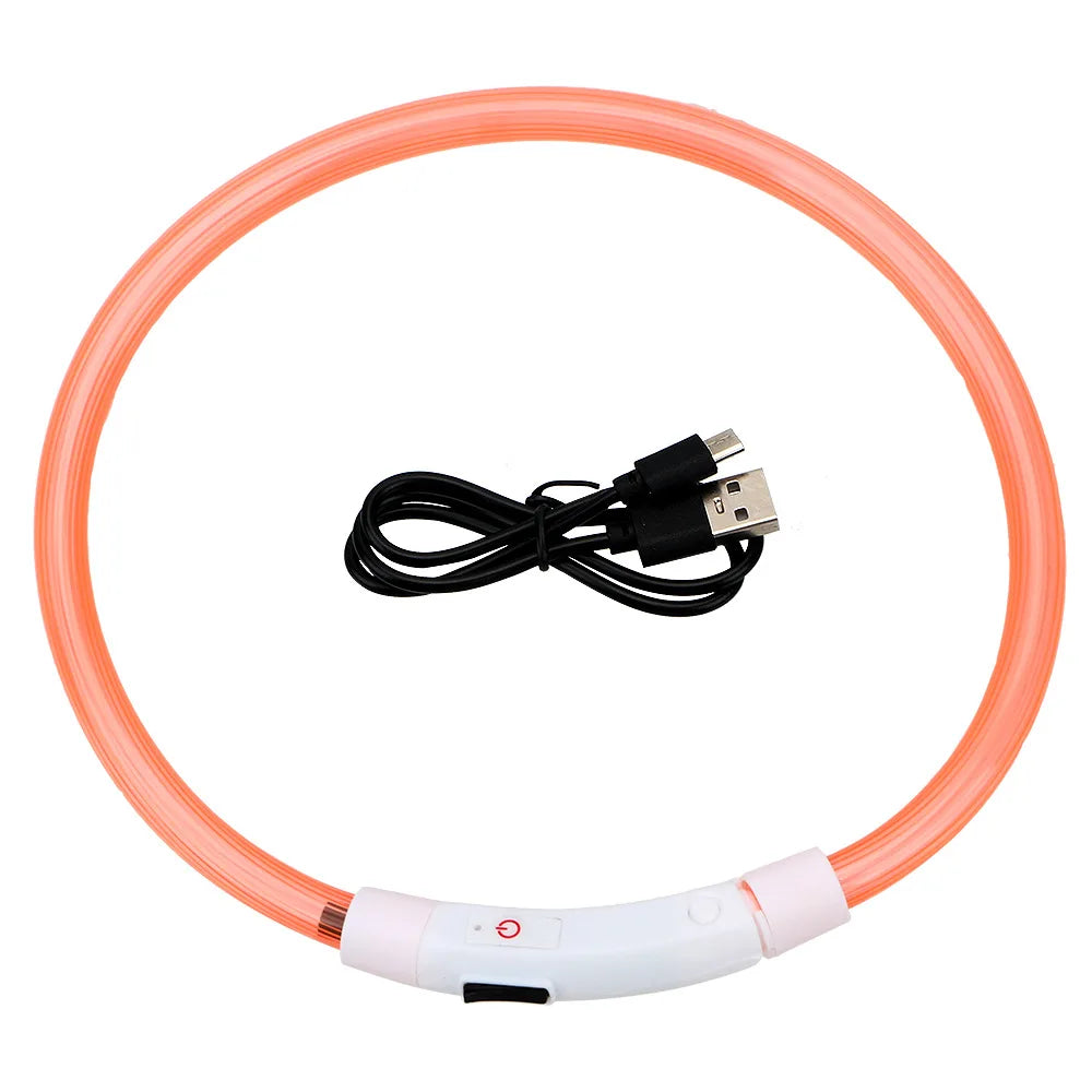 PetGlow LED Dog Collar - USB Rechargeable Night Safety