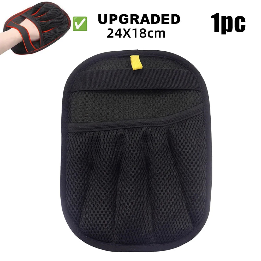 Upgraded Pet Hair Cleaning Removal Gloves Pet Grooming Finger Glove Reusable Sofa Carpets Cat Dog Hair Cleaning Tools