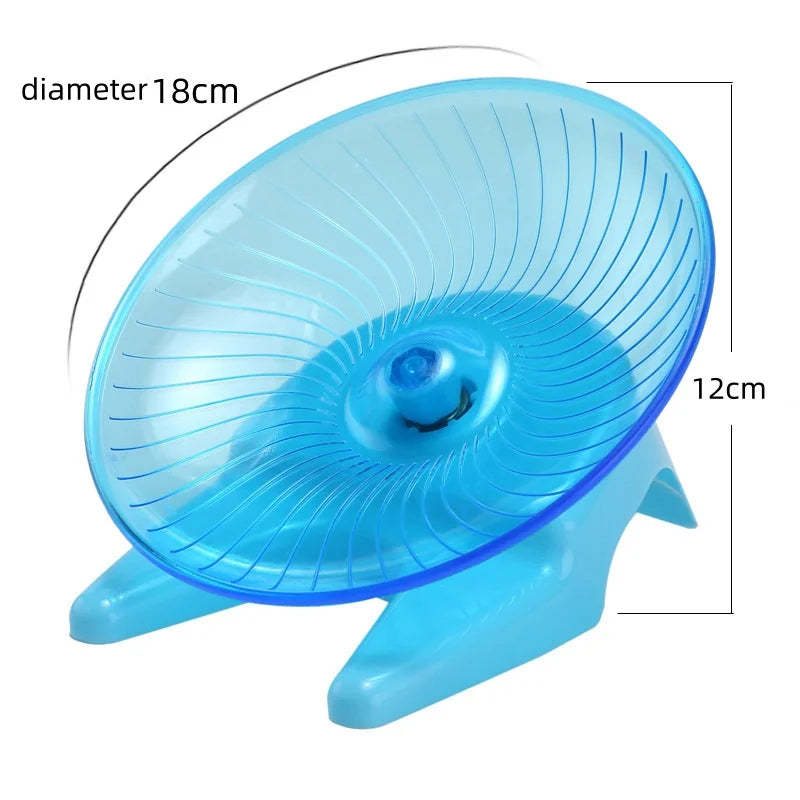 Silent Flying Saucer Hamster Wheel Easy Clean Anti Slip Exercise Running Wheel Spine Friendly For Dwarf Hamsters Gerbils Mice