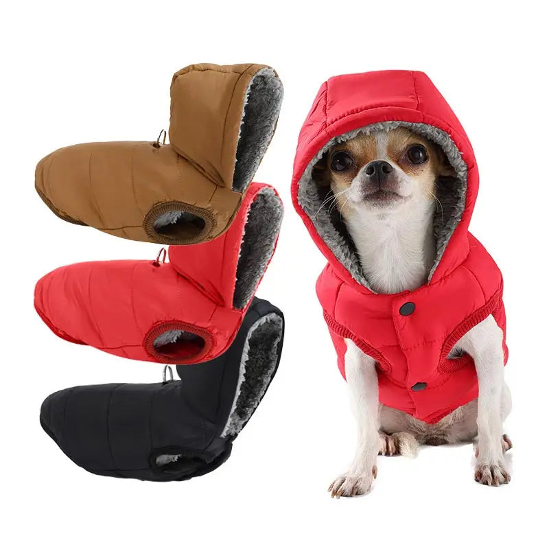 New Pet Dog Clothes Jacket Autumn And Winter Dog Jacket Jacket Thickened Warm Jacket Pet Thick Cozy Dachshund Parka Costume