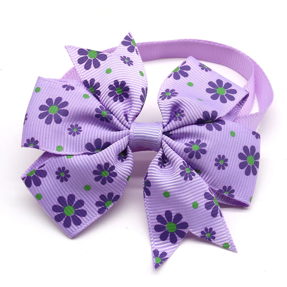 50/100pcs Spring Pet Supplies Cat Pet Dog Bow Tie Small Dog Bowties Nekties Dog Grooming Accessories Samll-Middle Dog Products