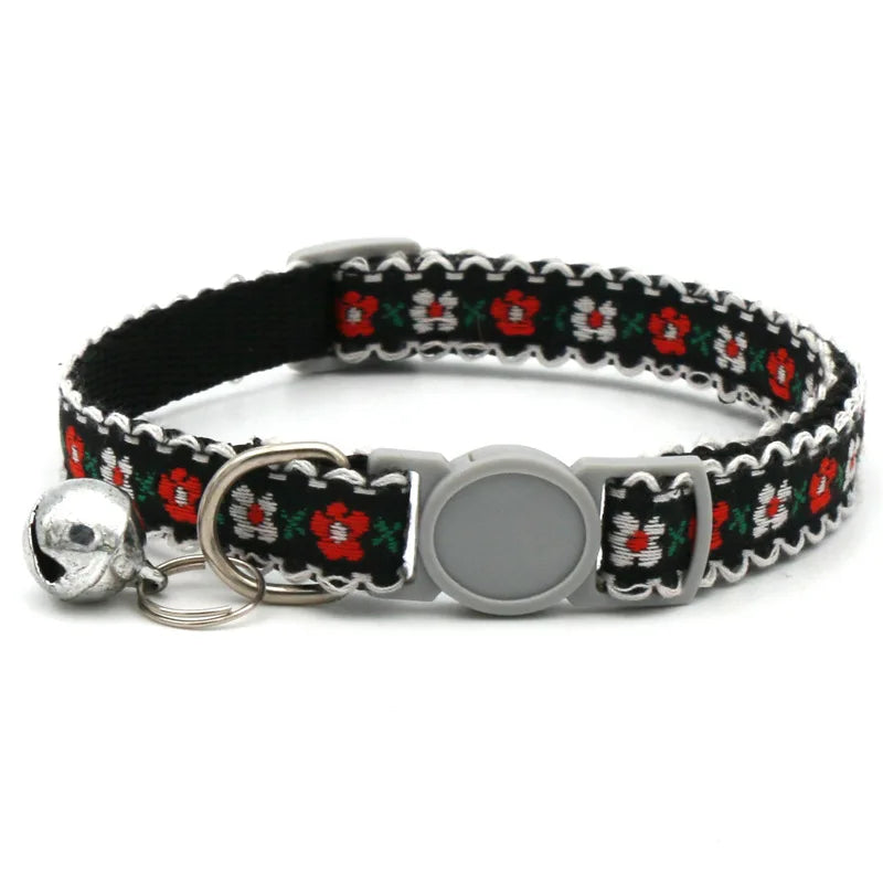 Title (SEO, ≤40 chars): Cat Collar Quick Release Adjustable Bell