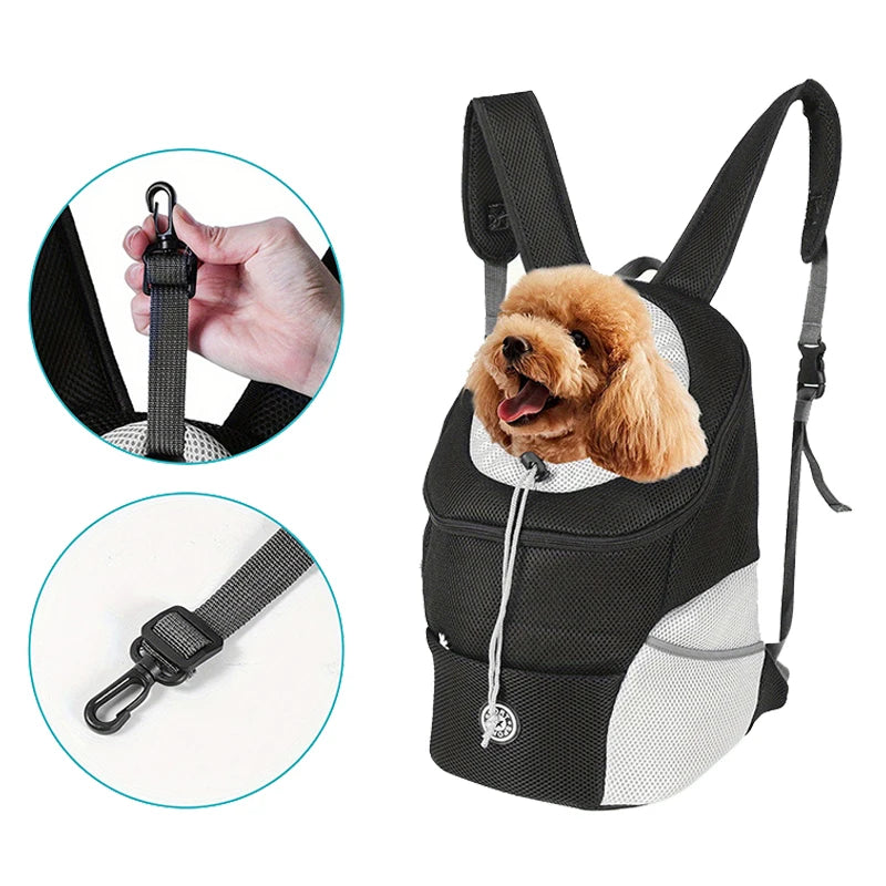 TrailPaw Dog Carrier Backpack - Breathable Hands Free Fit