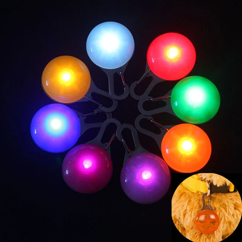 Pet Dogs Glowing Collars Cat Dog Pendants Decoration Puppy Flashing Led Collar Night Luminous Pet Accessories Prevent Lost Pets