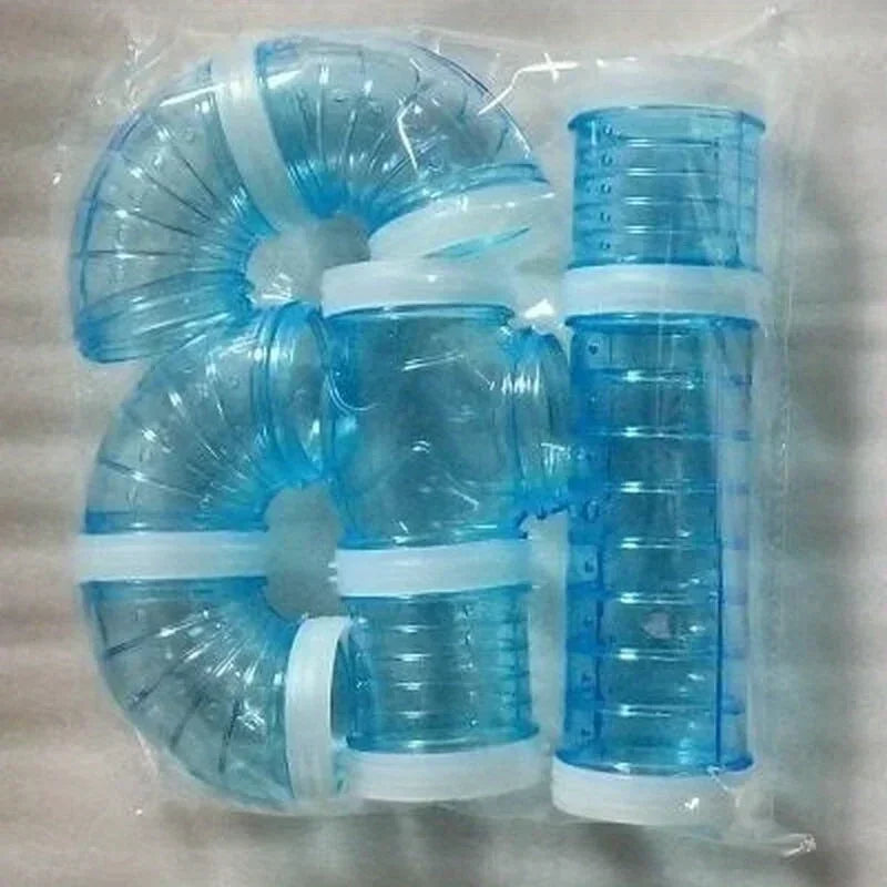 Hamster Plastic Tube DIY External Bathroom Maze Tunnel Small Pet Toy 5.5CM For Golden Hamsters Suitable Household Pet Supplies