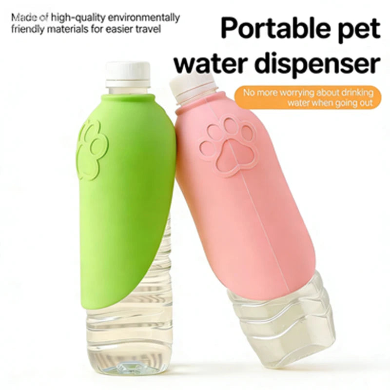 Portable Pet Travel Water Bottle Outdoor Walking Drinking Cup Leak Proof Water Dispenser Water feeder for Dog Cat Supplies