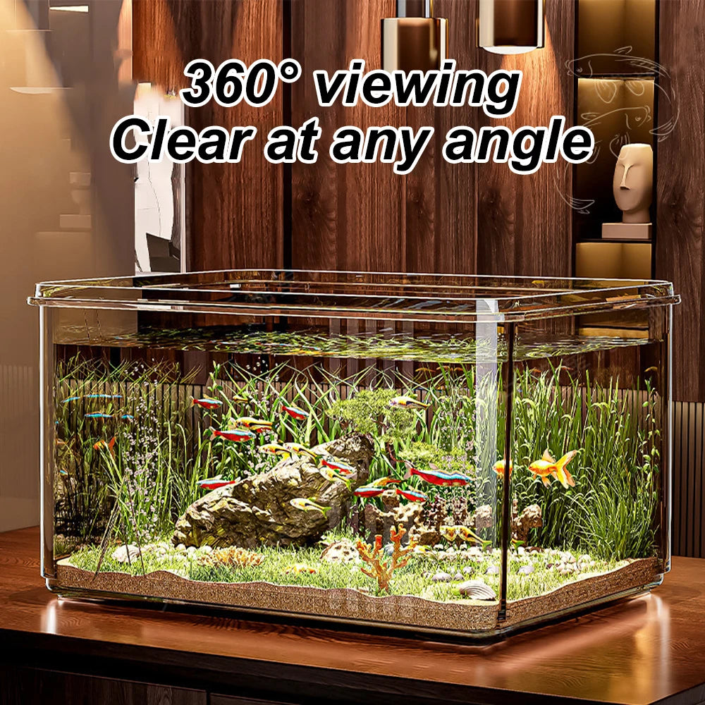 AquaVista Transparent Desktop Aquarium