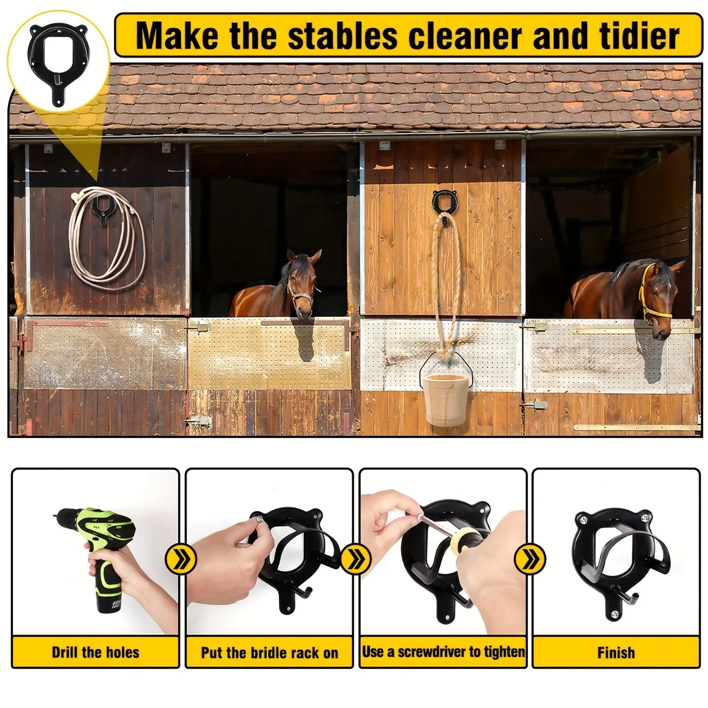 Pony Reins, Halter Heads, Hooks, Iron Horse Beaks, Covers, and Equestrian Equipment