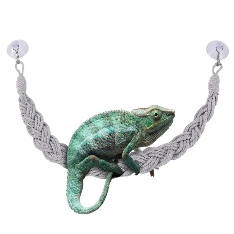 Hermit Crab Climbing Jute Rope Ladder Reptile Tank Terrarium Accessories Lizard Gecko Climbing Jute Rope Ladder Hermit Crab Toys