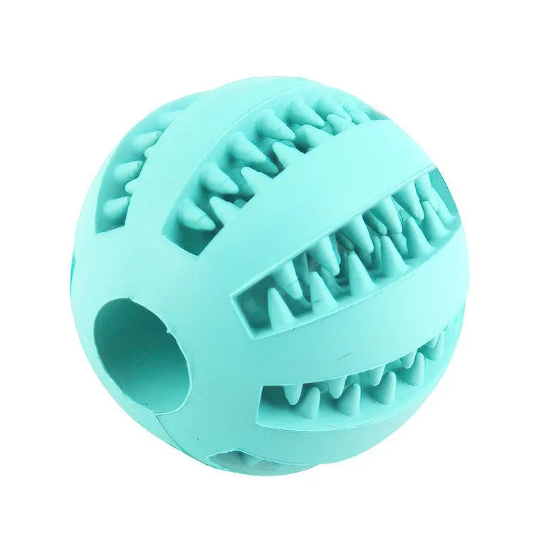 PetPeak Dog Toy Ball Non Toxic Bite Resistant Chew Toy With Treat Feeder Durable Safe Rubber Fetch Play