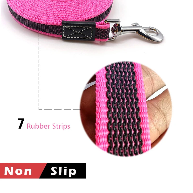 Small Big Dog Leash 1M 2M 3M 5M Non Silp Pet Rope 5 Meters Rubber Long Leashes 7M 10M  Durable Straps Outdoor Training  Supply