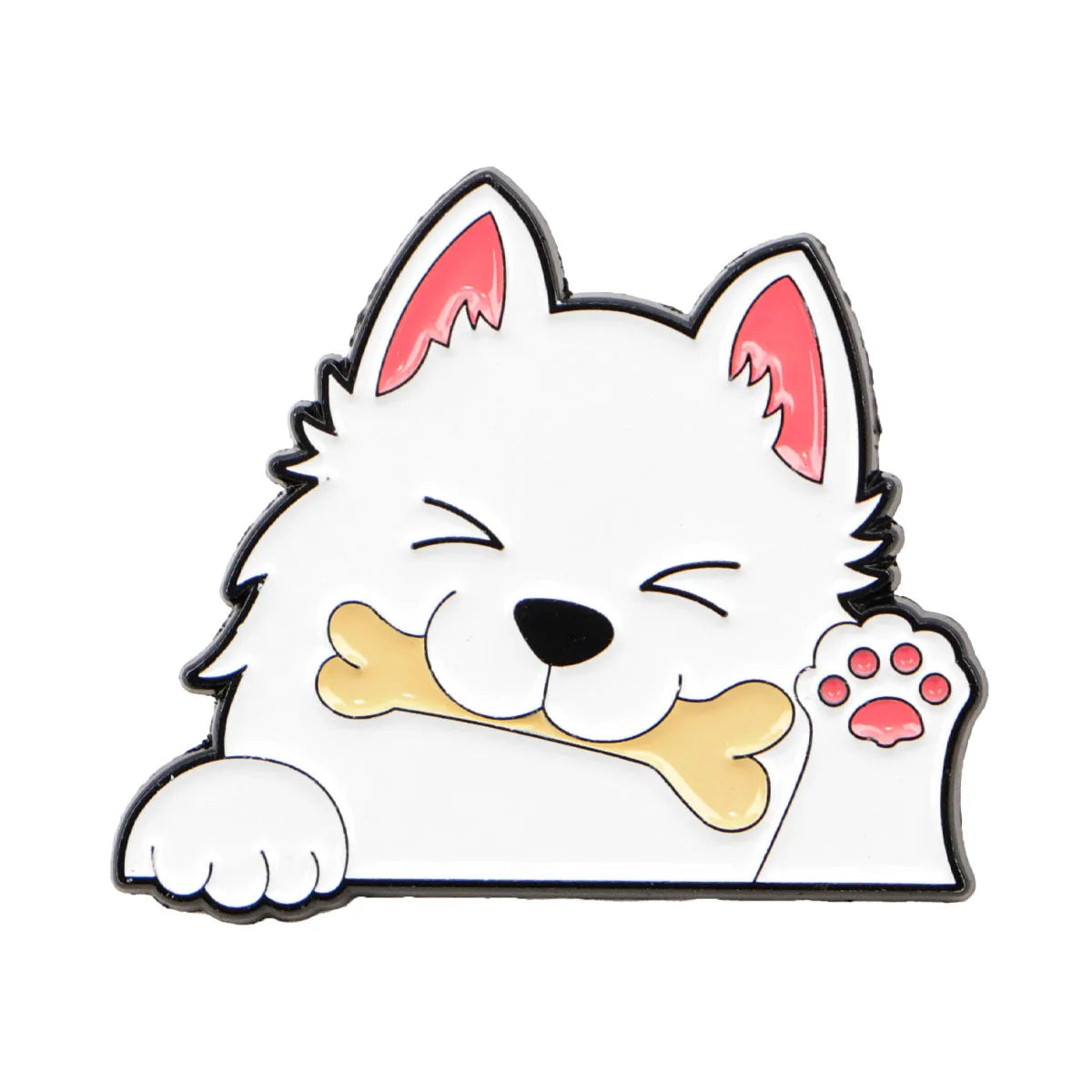 Cute Golden Retriever Border Collie Beagle Collie Enamel Pin Cartoon Pet Dog Animal Brooch Lapel Badge Jewelry Gifts For Friends