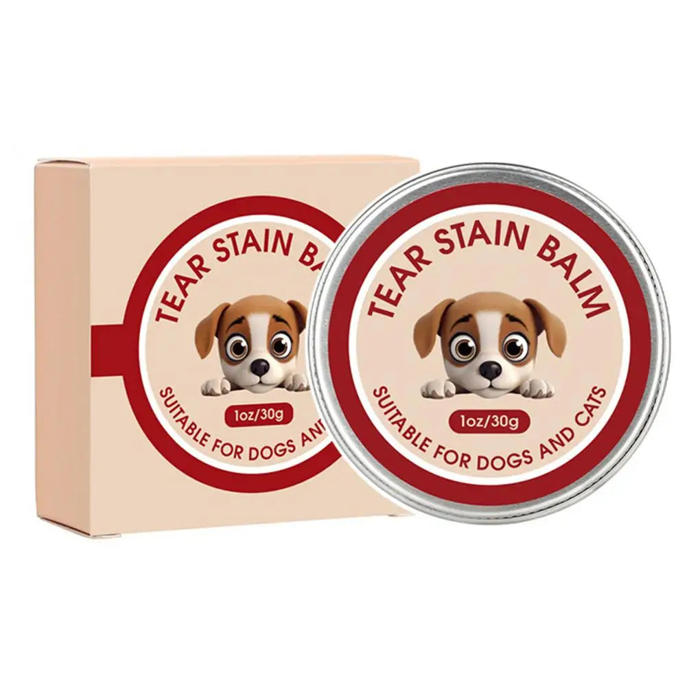 Pet Lacrimal Gland Cleaning Cream,Soothing Skin Isolating Tears Preventing Pigmentation Cat Dog Universal Tear Stain Balm Care