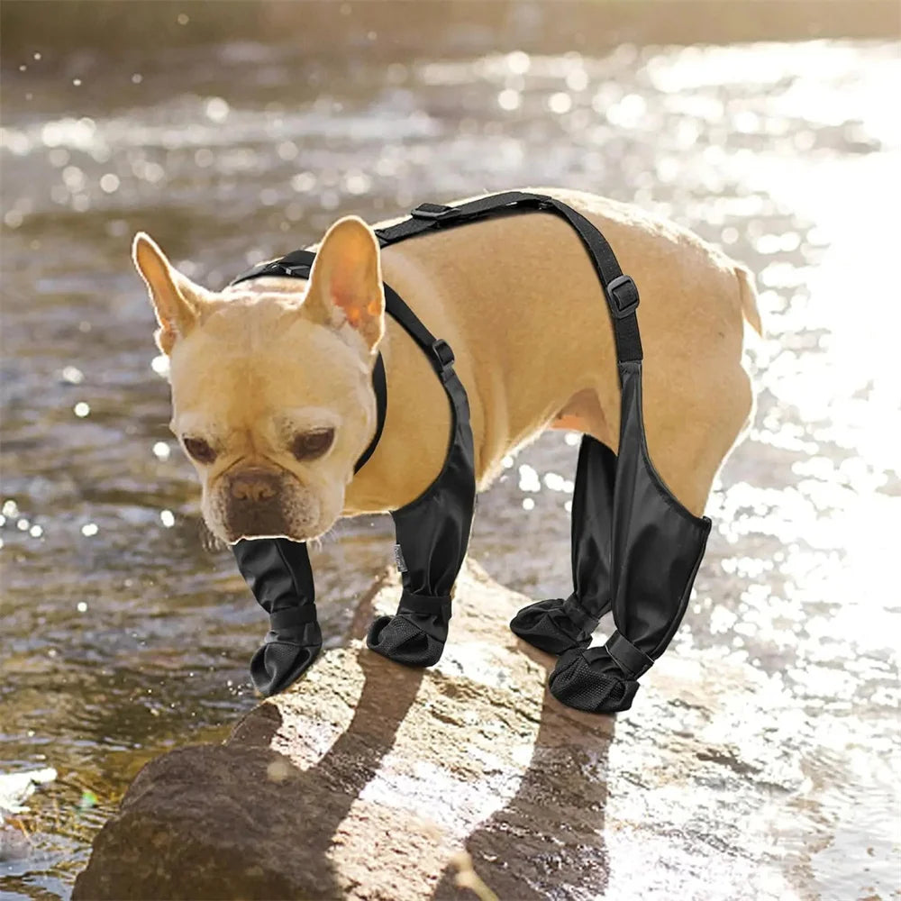 2025 New Anti-Slip Dog Shoes Pet Paw Protector Adjustable Rain Snow Booties for Outdoor Walking Running Pet Supplies Dog Shoe