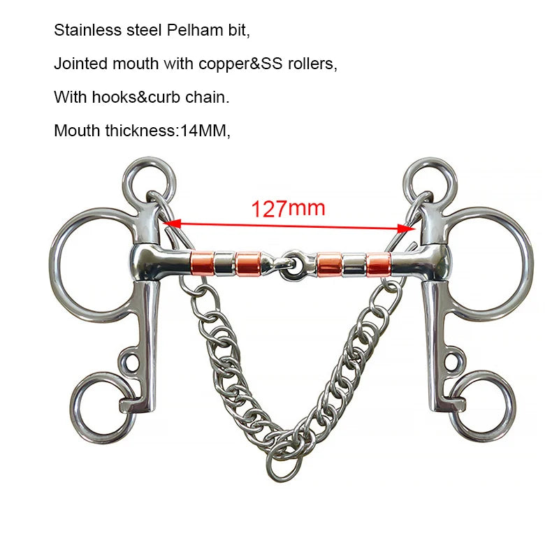 Title (SEO, ≤40 chars): Horse Bit Snaffle Gag for Training