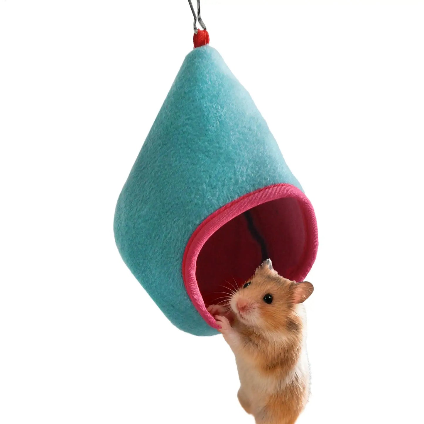 Hamster suspension nest for Cage Hangable Hedgehog Shelter Small Pet Hammock for Enrichment Relaxing Sleeping