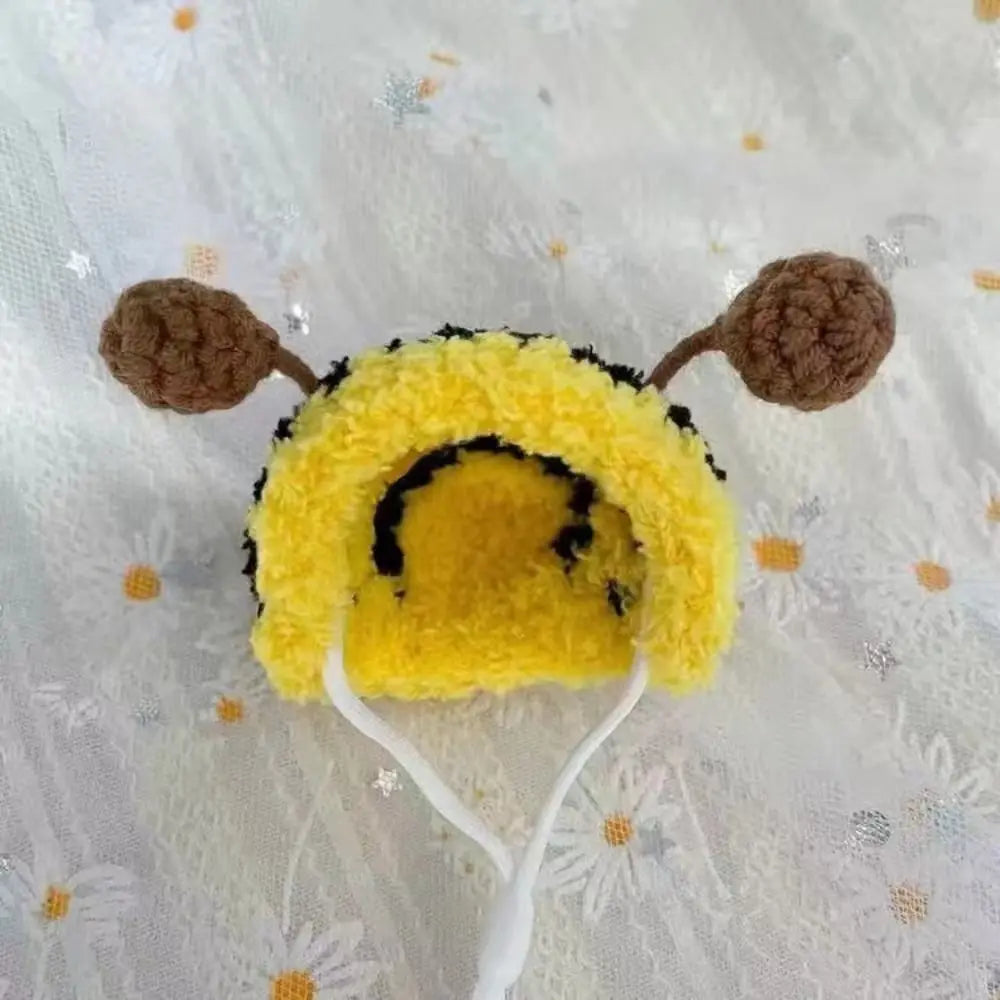 Fashion Pet Woolen Hat Mini Pet Supplies Doll Accessories Knitted Scarf Photo Props DIY Animal Doll Hat