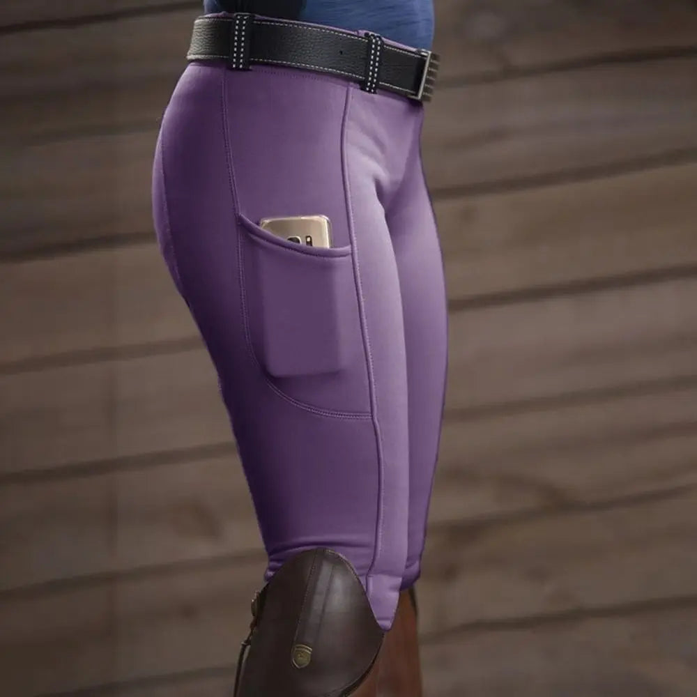 Equestrian Breeches Anti-Pilling Slim Unisex Riding Pants