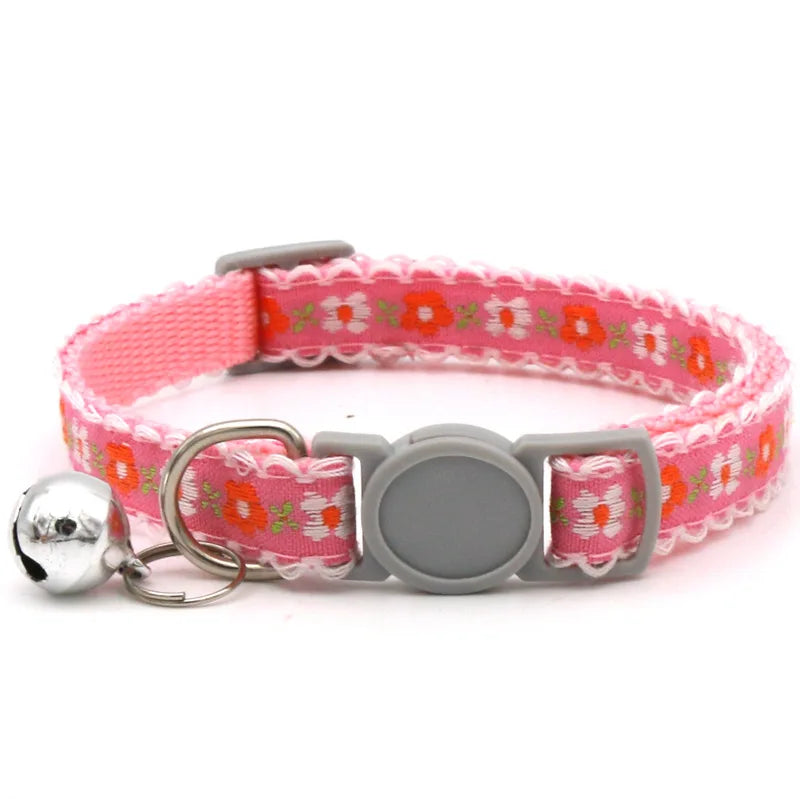 Title (SEO, ≤40 chars): Cat Collar Quick Release Adjustable Bell
