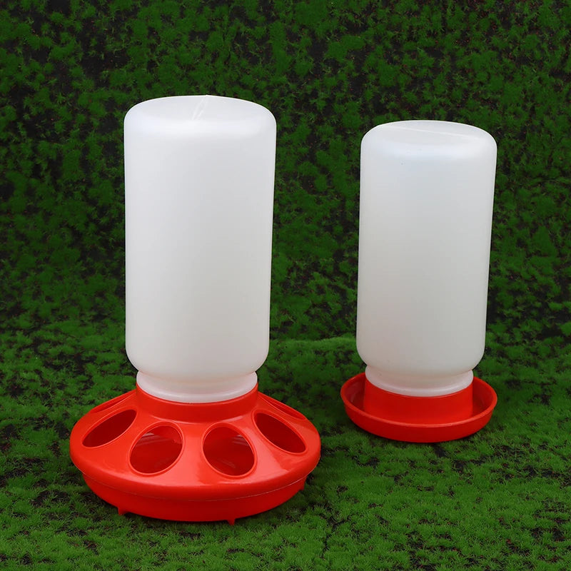 Poultry Feeder & Drinker Set – Automatic Chicken Waterer and Feed Dispenser for Chicks, Ducks & Backyard Flock