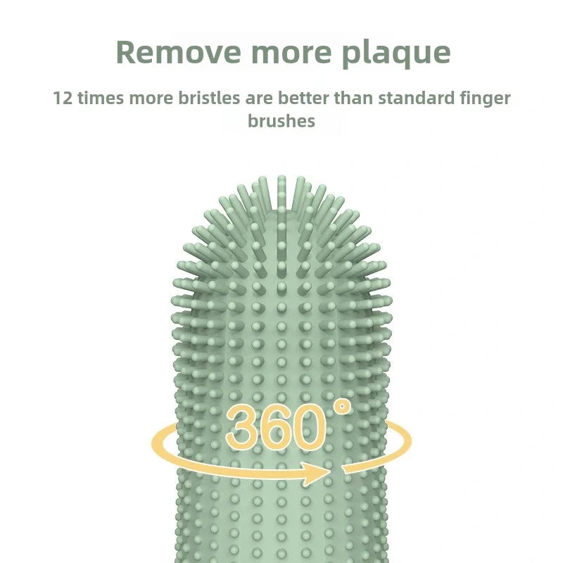 Title (SEO, ≤40 chars): Dog Toothbrush 360° Gentle Cleaning