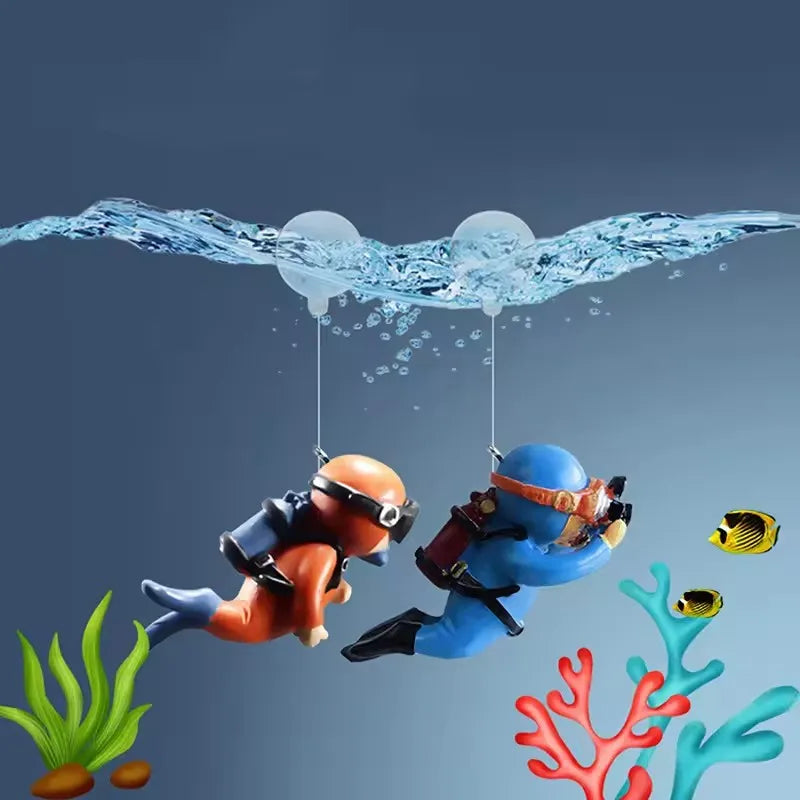 Fish Tank Decorations Aquarium Accessories Floating Diver Aquarium Ornaments Small Floating Ball Aquarium Accessories