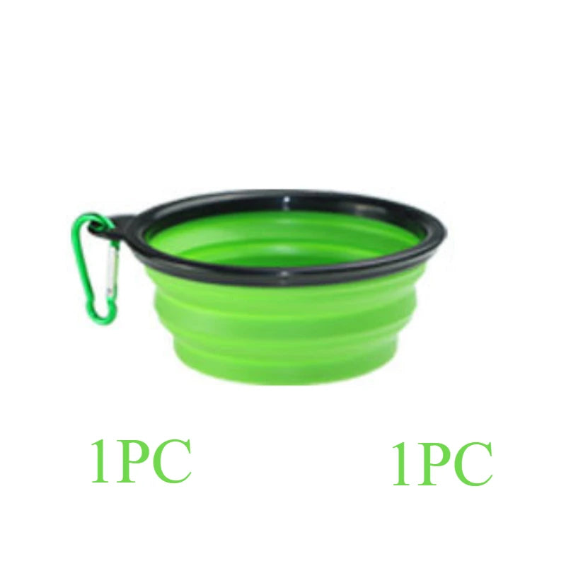 Outdoor Dog Bowl Collapsible Portable Puppy Drinking Container Wear-resistant and Drop-resistant Cat Bowl Travel Pet Accessories
