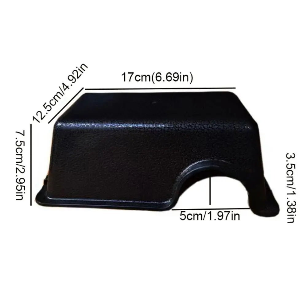 Reptile Climbing Box Black Reptile Hide Box Plastic Rectangle Snake Shelter House S/M/L Reptile Caves Spiders