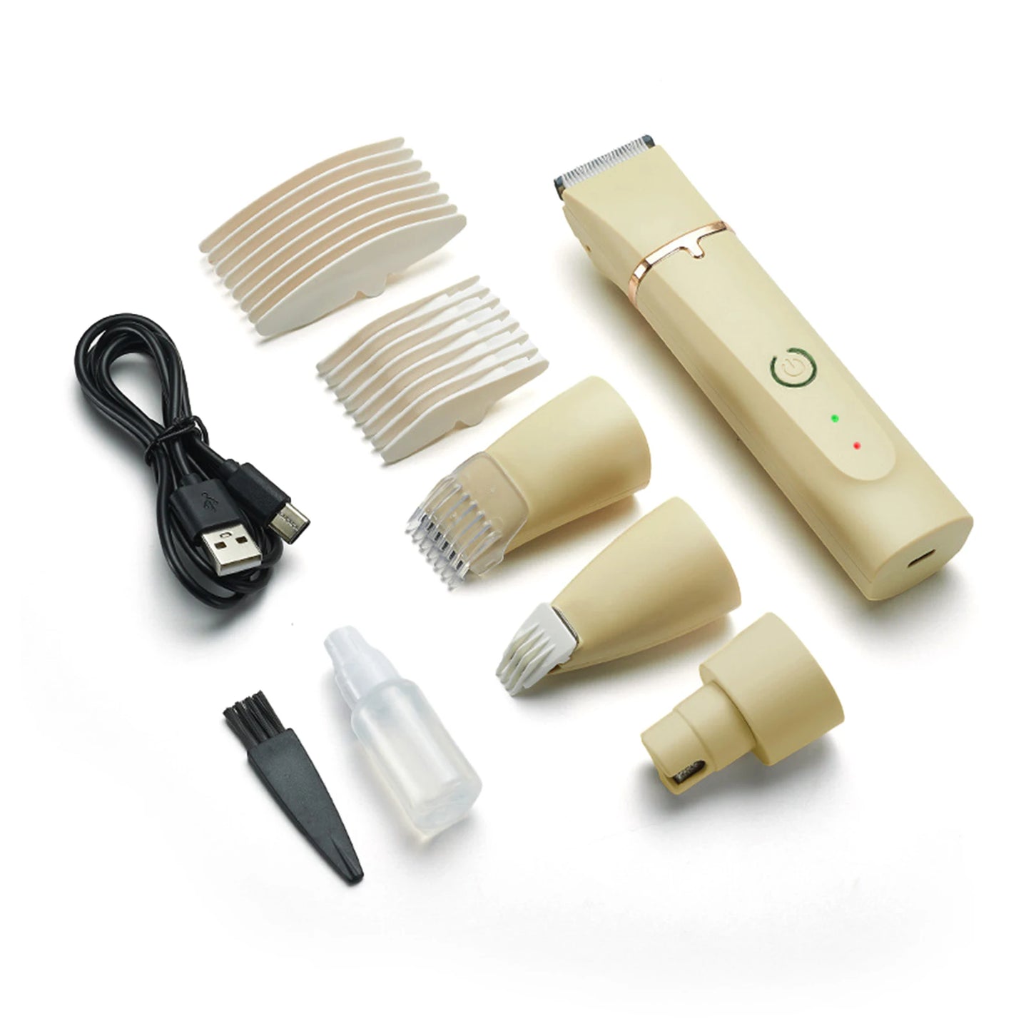 Professional 4 In 1 Electric Pet Grooming Tool Set USB Rechargeable Dog Cat Hair Clippers Trimmer Shaver Waterproof