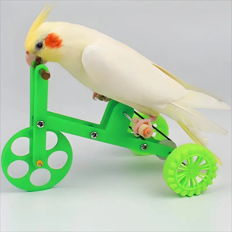 Parrot Bike Pet Bird Interactive Toy Toy Bird Training Supplies Pet Parrot Interactive Training Props Small Bird Toy Bike
