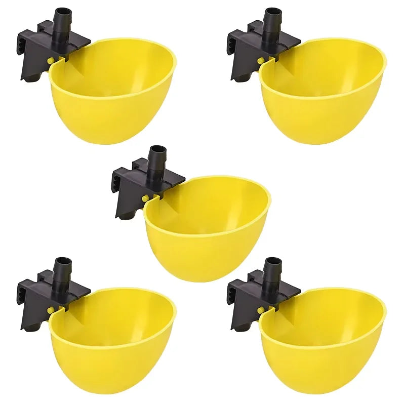 5/10/20/40Pcs Automatic Poultry Bird Chicken Water Drinker Bowl Poultry Chicken Drinking Bowl   For Bird Pigeon Poultry Waterer