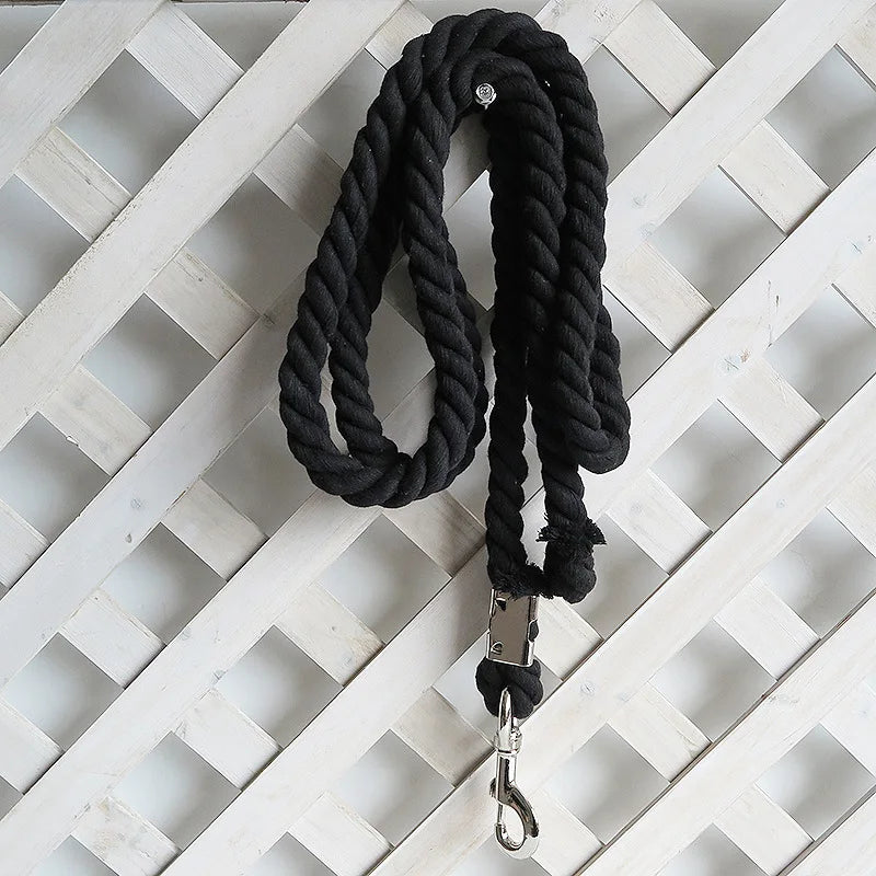 2025 New Equestrian Rein Halters Heavy Duty Cotton Weave Leading Rope Halter Equipment for Horses