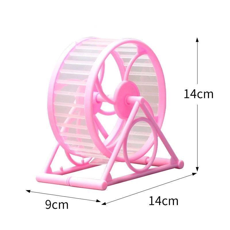 Hamster Running Wheel Hamster Ultra Quiet Anti Jamming Small Animal Sports Running Wheels Hamster Cage Accessories Toys Hamster
