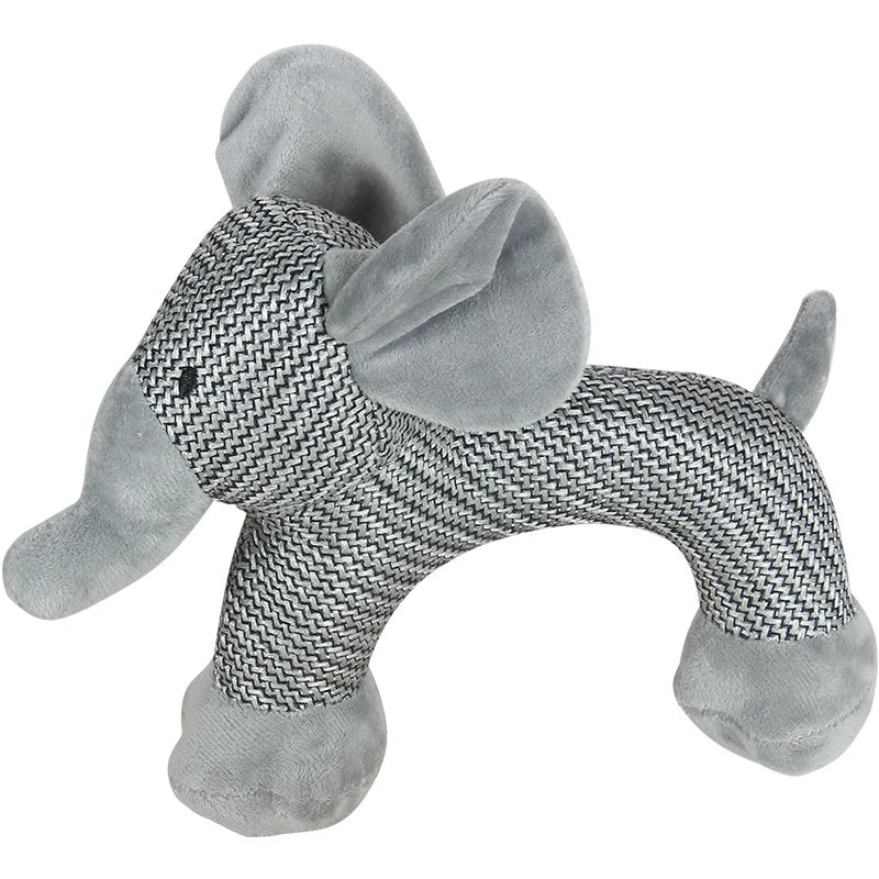 Pet supplies: dog toys for chewing, making sounds, and relieving boredom, arched plush toys, plush toy factory in stock