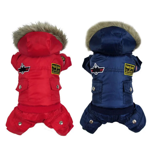 Dog Hooded Jumpsuit