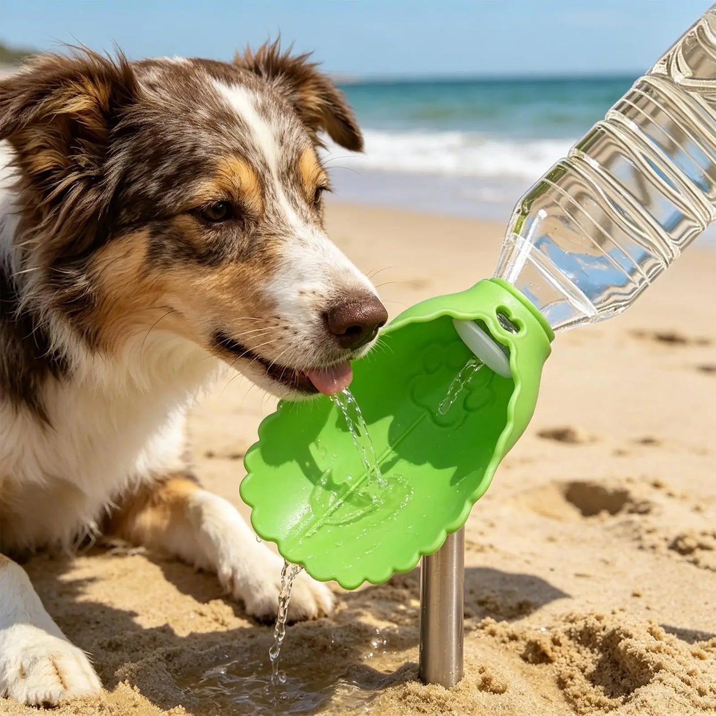 Pet Water Bottle Portable Outdoor Dog Cat Travel Drinking Bowl Foldable Water Dispenser Interchangeable Bottle Pet supplies