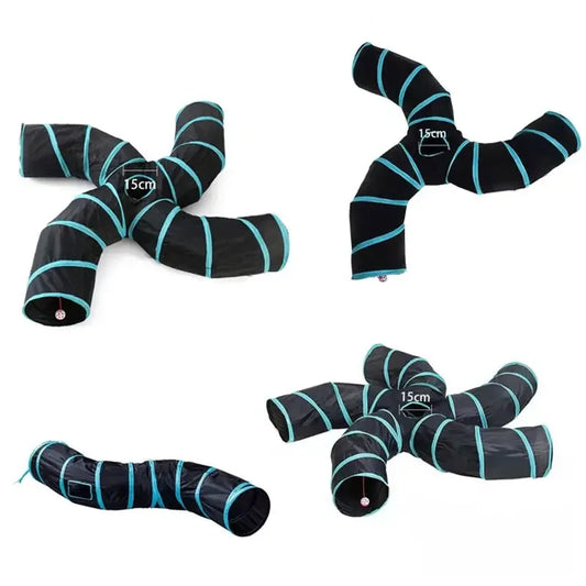 S Shape Pet Cat Tunnel Tube Funny Toys for Cats Foldable Cat Toys Interactive Rabbit Play Games Kitty Tunnel Chat Pet Product