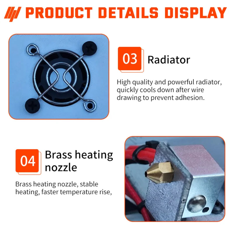 Desktop Extruder 3D Printing Filament Maker PET Bottle Plastic 3D Printing Consumables Tool Filament Making Machine Extruder