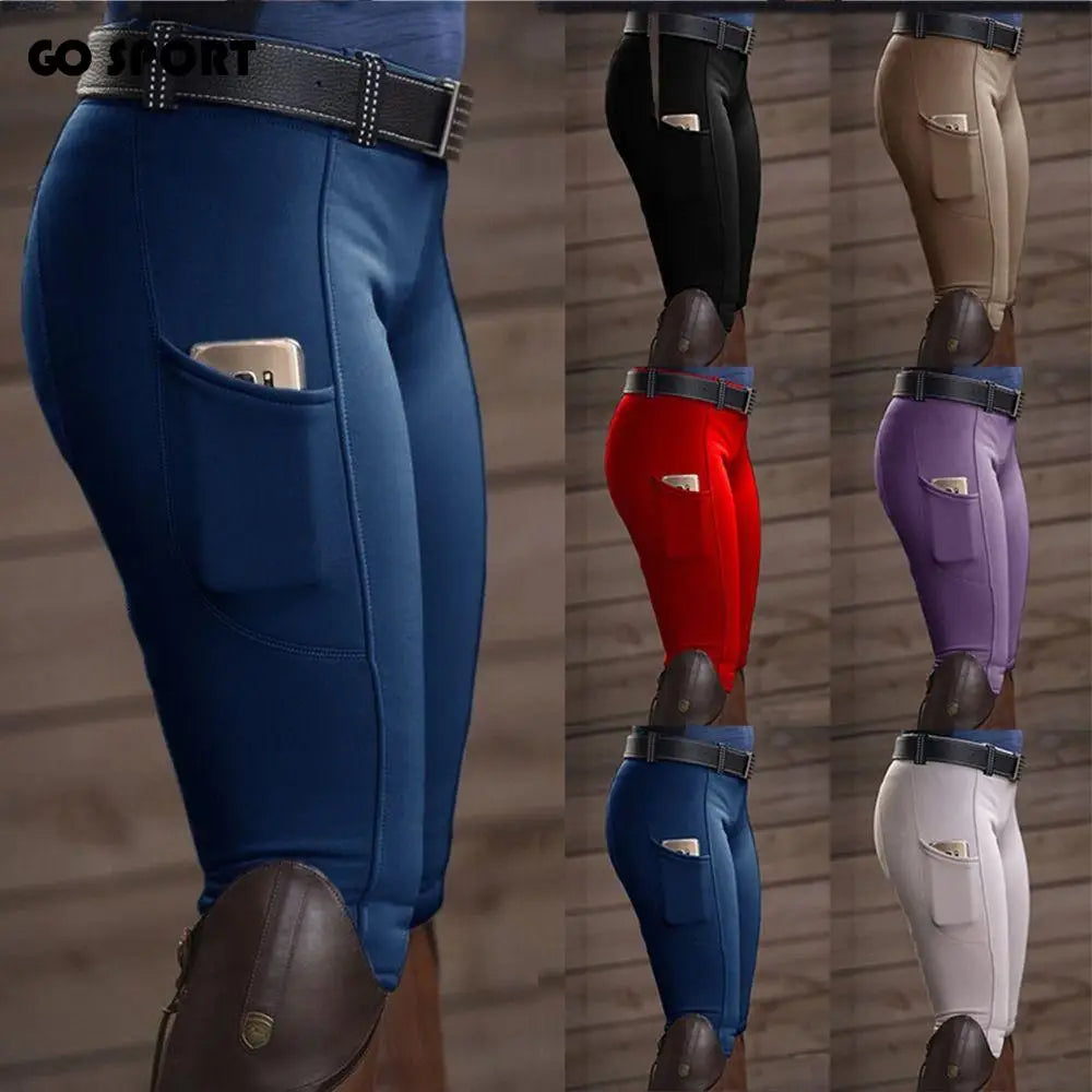 Equestrian Breeches Anti-Pilling Slim Unisex Riding Pants
