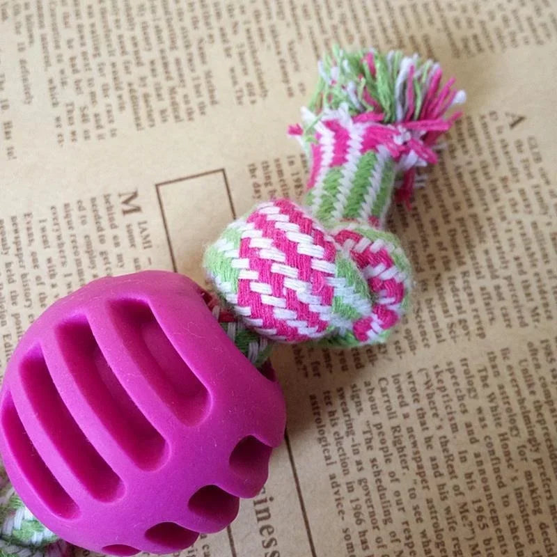 Pet Supplies, Dog Favors, Interactive Knot Design, Bite Resistant, Dog Chew Rope, Puppy Teething Toy, 1pc