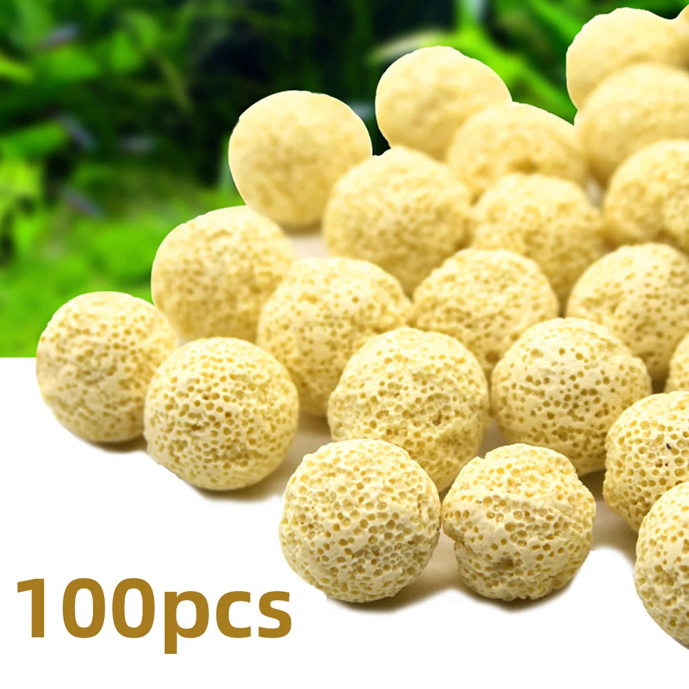 Aquarium Filter Media Ball Aquarium Bio Ball for Aquarium Filter 20/50/100 PCS