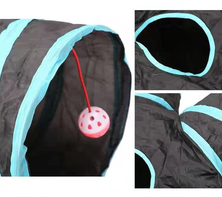 S Shape Pet Cat Tunnel Tube Funny Toys for Cats Foldable Cat Toys Interactive Rabbit Play Games Kitty Tunnel Chat Pet Product