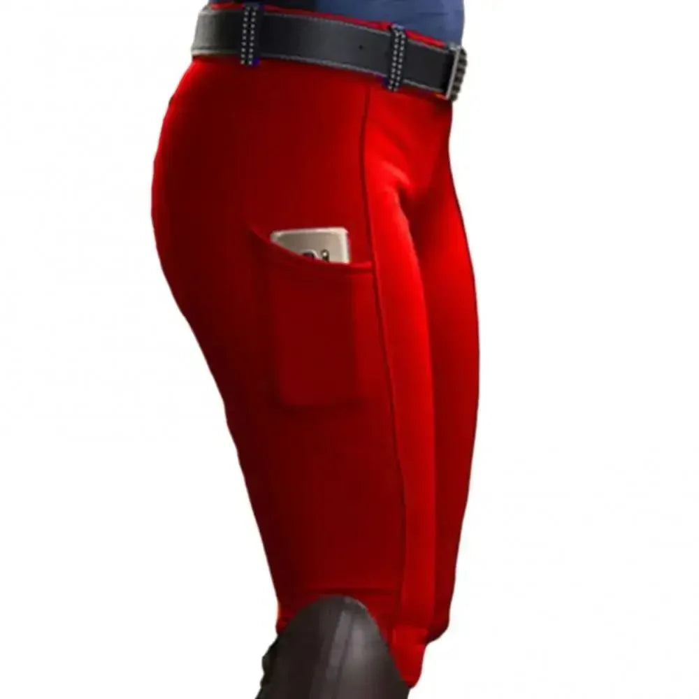 Equestrian Breeches Anti-Pilling Slim Unisex Riding Pants