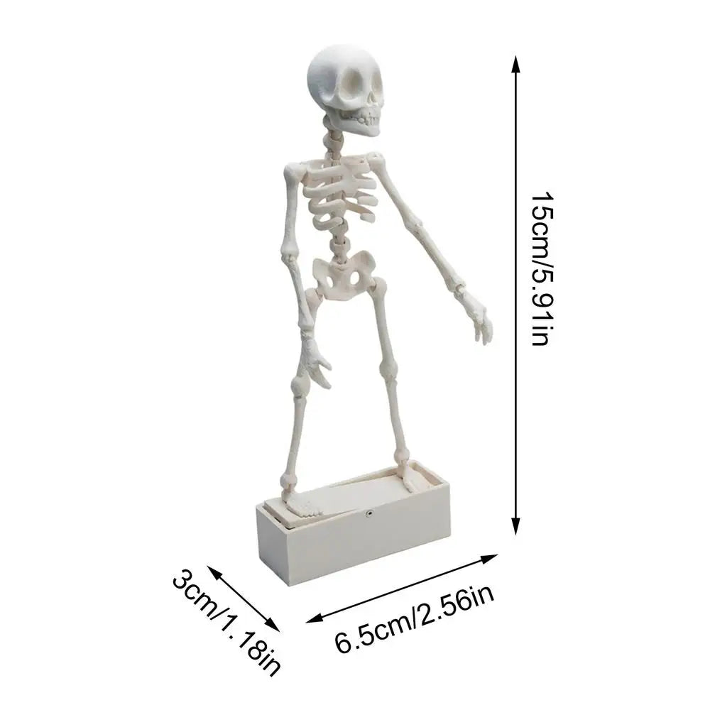Realistic Dancing Skeleton Aquarium Air Bubbler, Decorative Fish Tank Ornament Equipped with Air Hose