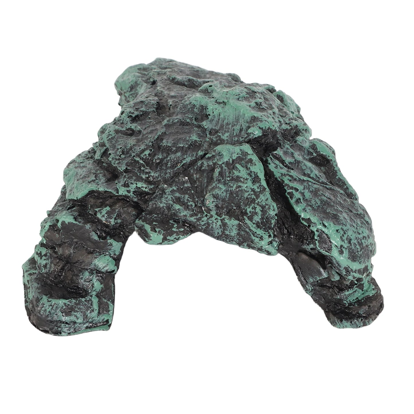 Reptile Rock Hide Cave Simulation Realistic Safe Comfortable Resin Rock Hideout for Terrarium Decoration