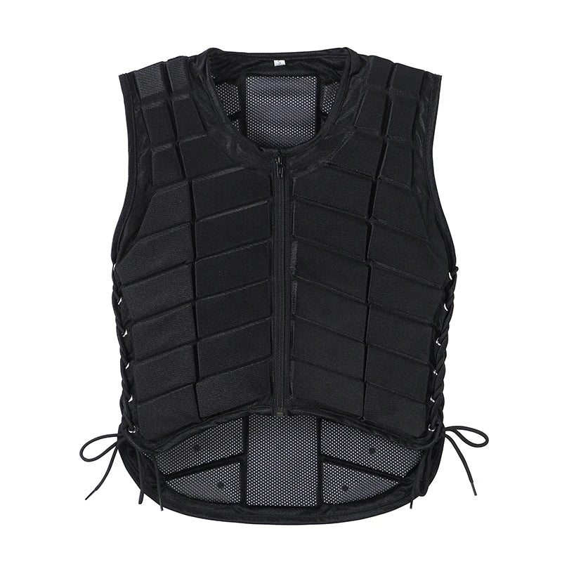 Title (SEO, ≤40 chars): Kids Equestrian Vest Armor Durable Safe