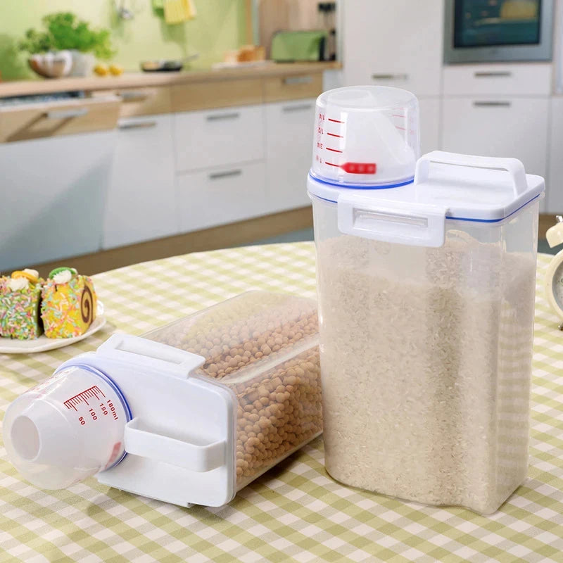 Premium Airtight Pet Food Storage Container, Large Capacity & Easy Clean, Durable Stylish Design for Dogs & Cats