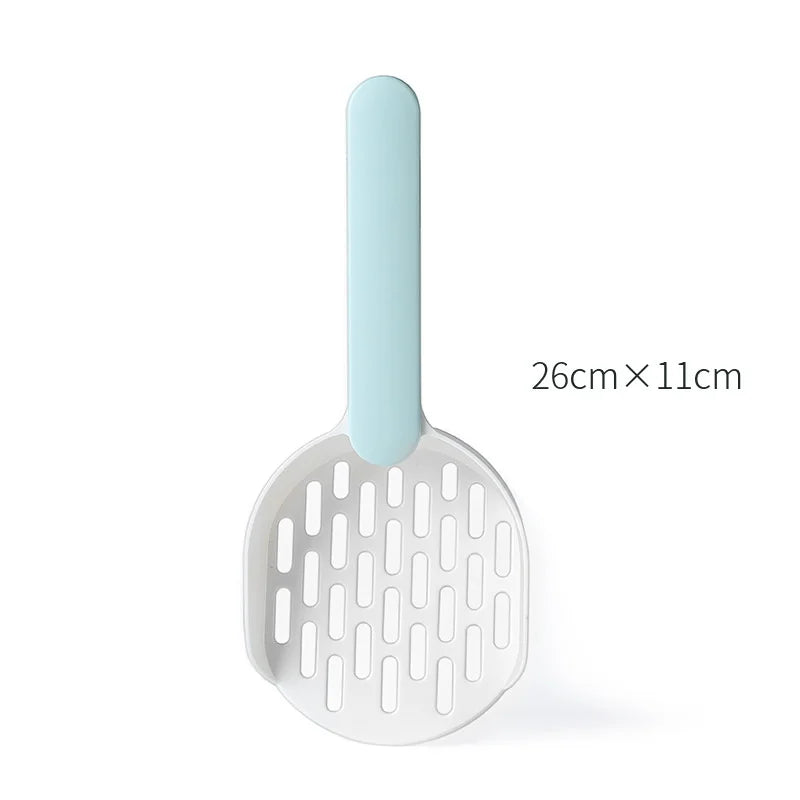 New Pet Litter Shovel Candy Color High Appearance Horizontal Handle Cat Toilet Shovel Poop Pickup Cat Cleaning Supplies