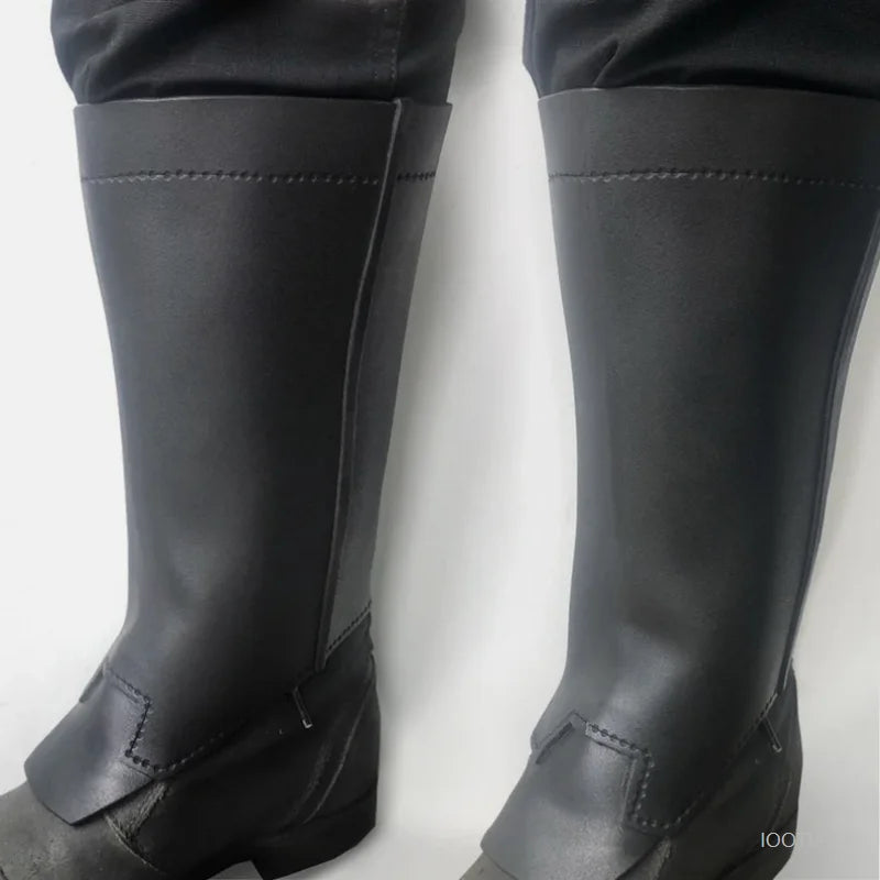 Equestrian Legging Durable Riding Boots Body Protection Medieval Viking Knight Cosplay Horse Equipment Riding Leather Shoe Cover